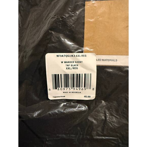 NWT The North Face New Wander Shorts Women’s Black Size XXL - Picture 3 of 3
